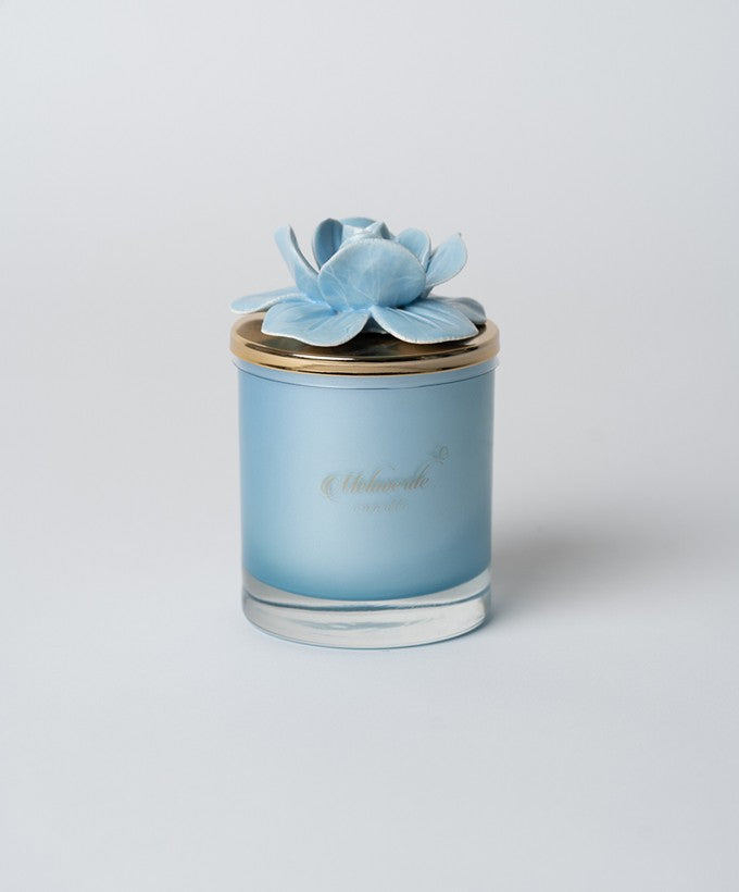MELAVERDE CANDELA - AZZURRA PICCOLA CON FIORE