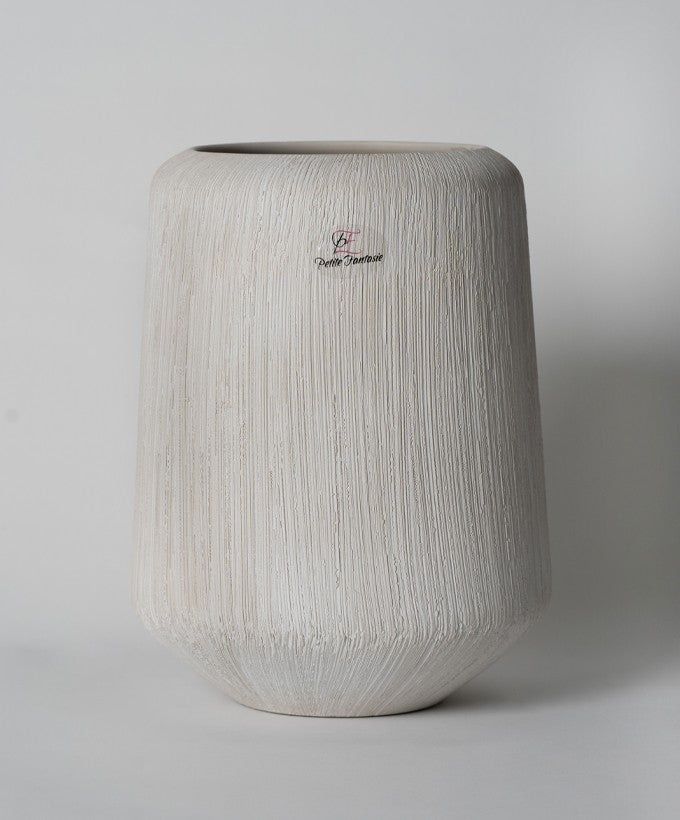 VASO PETITE FANTASIE EFFETTO PIETRA - BIANCO SPORCO