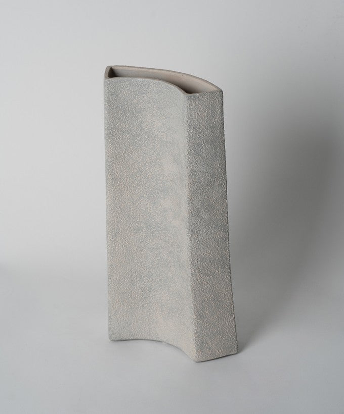 VASO PETITE FANTASIE TERRACOTTA SEMI CIRCOLARE - PIETRA GRIGIO