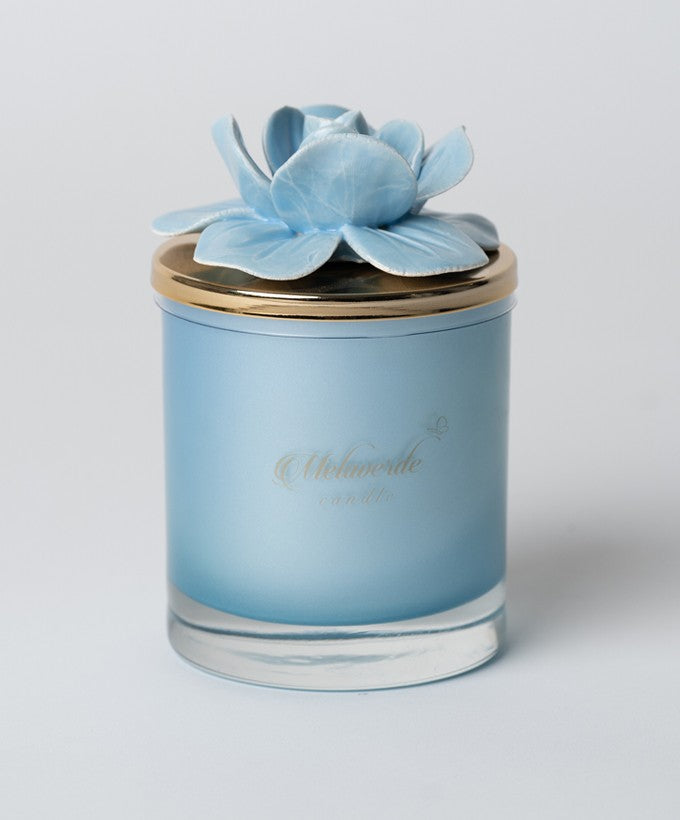 MELAVERDE CANDELA - AZZURRA GRANDE CON FIORE