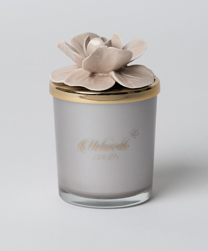 MELAVERDE CANDELA - TORTORA GRANDE CON FIORE