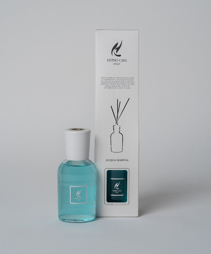 DIFFUSORE CON BASTONCINI HYPNOCASA - ACQUAMARINA 250ML