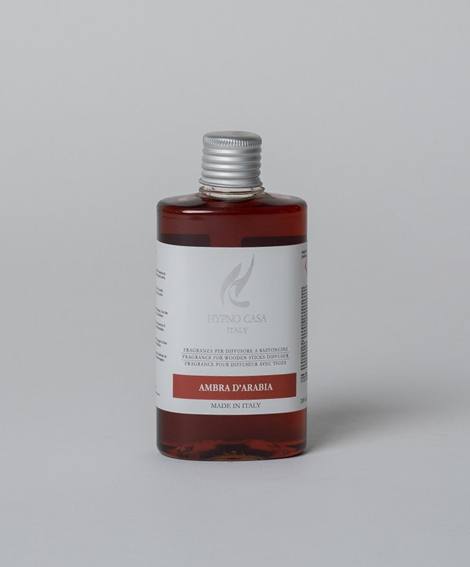 RICARICA DIFFUSORE CON BASTONCINI HYPNOCASA - AMBRA D'ARABIA  200 ML