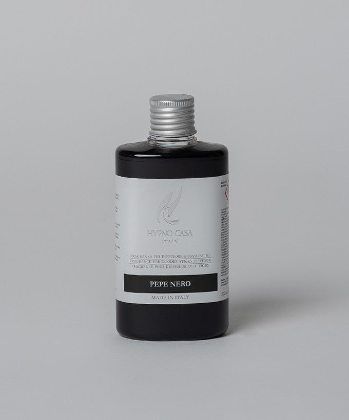 RICARICA DIFFUSORE CON BASTONCINI HYPNOCASA - PEPE NERO  200 ML