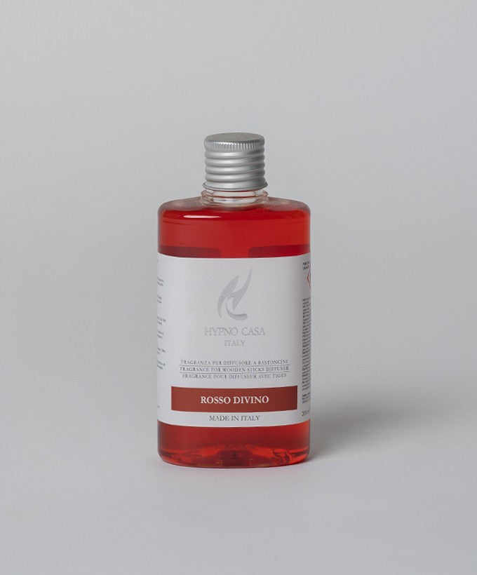 RICARICA DIFFUSORE CON BASTONCINI HYPNOCASA - ROSSO DIVINO  200 ML