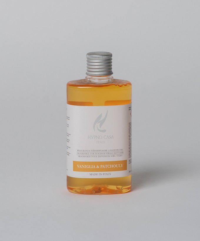 RICARICA DIFFUSORE CON BASTONCINI HYPNOCASA - VANGLIA E PATCHOULI  200 ML