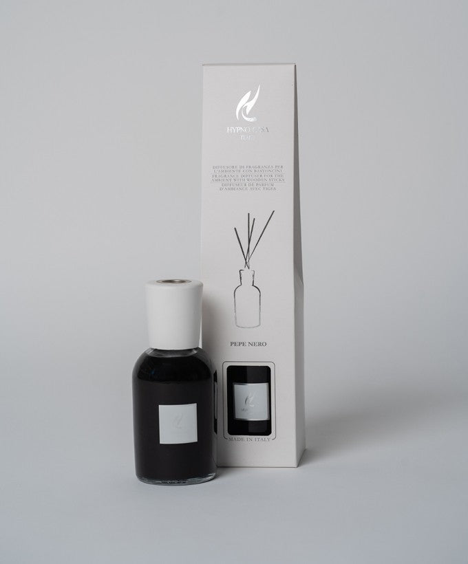 DIFFUSORE CON BASTONCINI HYPNOCASA - PEPE NERO 100 ML