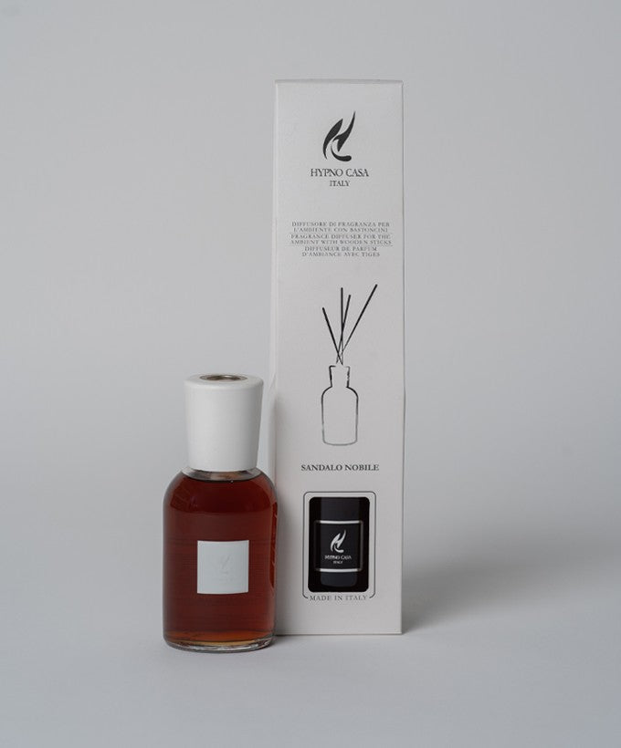 DIFFUSORE CON BASTONCINI HYPNOCASA - SANDALO NOBILE 100 ML