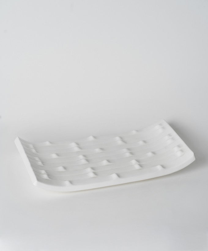 VASSOIO GRANDE CERAMICA PETITE FANTASIE - BIANCO
