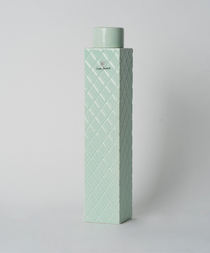 VASO BOTTIGLIA ALTO PETITE FANTASIE - VERDE ACQUA