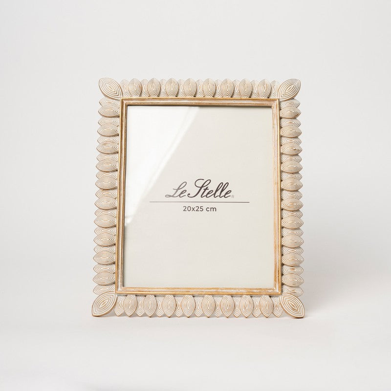 CORNICE FOGLIE LE STELLE - ORO/BIANCO