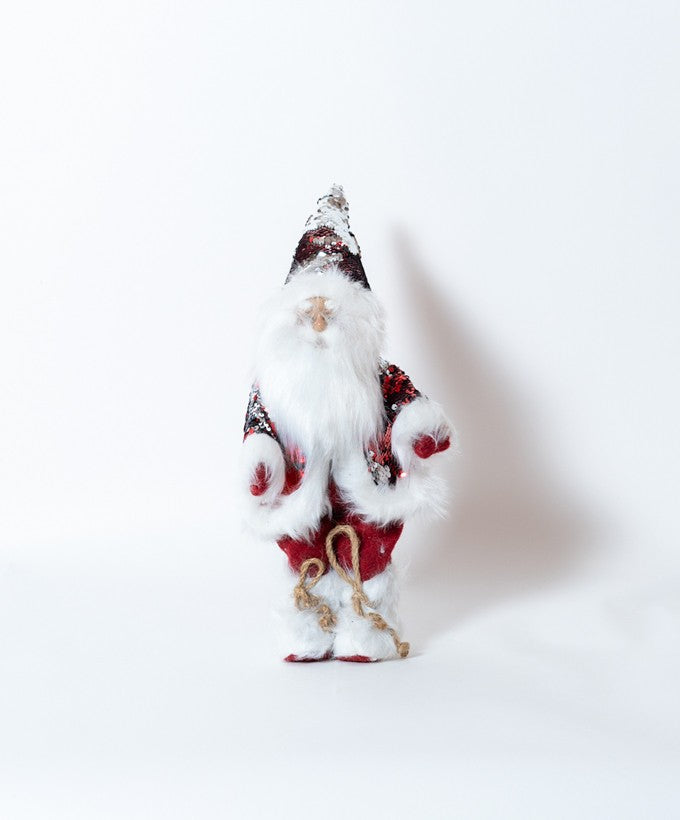 BABBO NATALE CON CAPPELLO E GIACCA PAILLETTES - PICCOLO