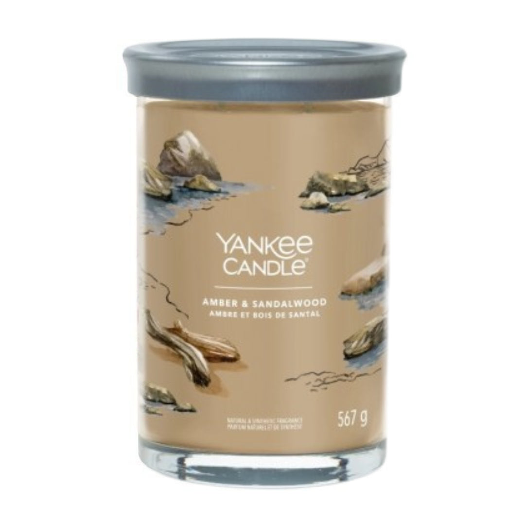 AMBER & SANDALWOOD - CANDELA TUMBLER GRANDE