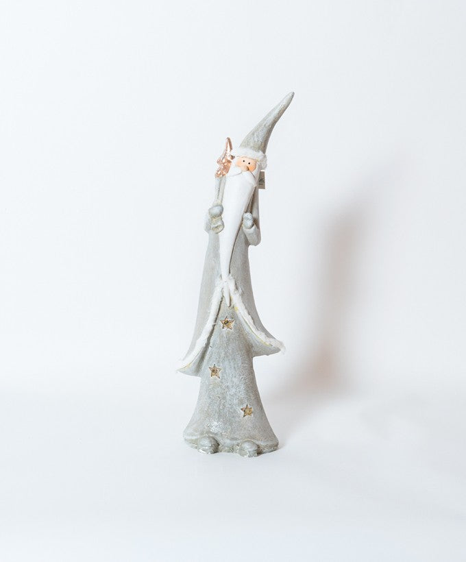 STATUETTA BABBO NATALE - GUARDIANO DELLE STELLE LUMINOSO