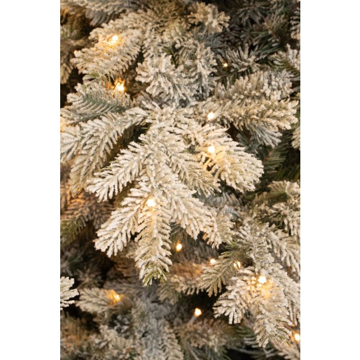 Albero Grimshaw frosted LED 215 h cm
