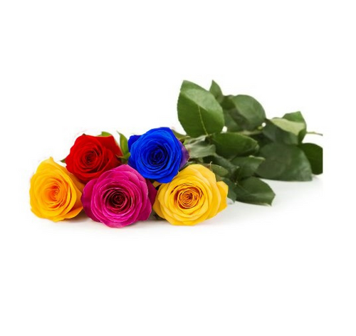 5 rose colorate